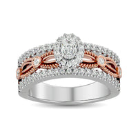 Thumbnail for 14K White Gold 3/4 Ct.Tw. Diamond Engagement Ring