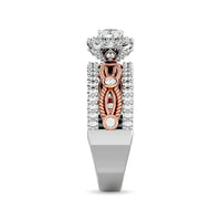 Thumbnail for 14K White Gold 3/4 Ct.Tw. Diamond Engagement Ring