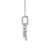 Thumbnail for 10KT WHITE GOLD 1/10CT TW DIAMOND PENDANT