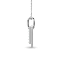 Thumbnail for 10KT WHITE GOLD 1/10CT TW DIAMOND PENDANT