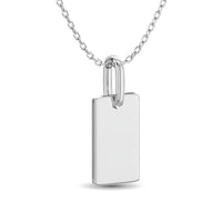 Thumbnail for 10KT WHITE GOLD 1/10CT TW DIAMOND PENDANT