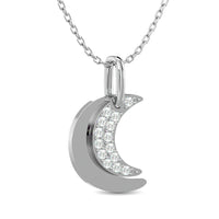 Thumbnail for 10KT WHITE GOLD 1/10CT TW DIAMOND PENDANT