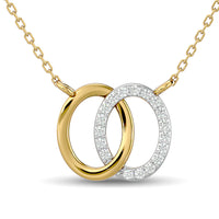 Thumbnail for 10KT WHITE GOLD 1/6CT TW DIAMOND NECKPIECE