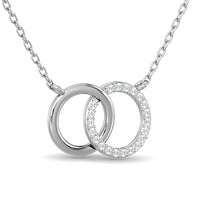 Thumbnail for 10KT WHITE GOLD 1/6CT TW DIAMOND NECKPIECE
