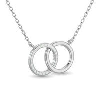 Thumbnail for 10KT WHITE GOLD 1/6CT TW DIAMOND NECKPIECE