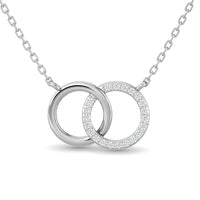 Thumbnail for 10KT WHITE GOLD 1/6CT TW DIAMOND NECKPIECE