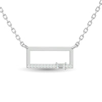 Thumbnail for 10KT WHITE GOLD 1/10CT TW DIAMOND NECKPIECE