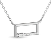Thumbnail for 10KT WHITE GOLD 1/10CT TW DIAMOND NECKPIECE