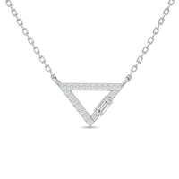 Thumbnail for 10KT WHITE GOLD 1/8CT TW DIAMOND NECKPIECE