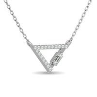 Thumbnail for 10KT WHITE GOLD 1/8CT TW DIAMOND NECKPIECE