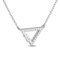Thumbnail for 10KT WHITE GOLD 1/8CT TW DIAMOND NECKPIECE
