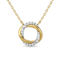 Thumbnail for 10KT WHITE GOLD 1/5CT TW DIAMOND NECKPIECE