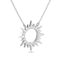 Thumbnail for 10KT WHITE GOLD 1/8CT TW DIAMOND NECKPIECE