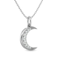 Thumbnail for 10KT WHITE GOLD 1/6CT TW DIAMOND PENDANT
