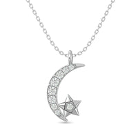 Thumbnail for 10KT WHITE GOLD 1/10CT TW DIAMOND PENDANT
