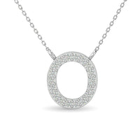 Thumbnail for 10KT WHITE GOLD 1/12CT TW DIAMOND PENDANT