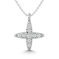 Thumbnail for 10KT WHITE GOLD 1/20CT TW DIAMOND PENDANT