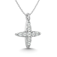 Thumbnail for 10KT WHITE GOLD 1/20CT TW DIAMOND PENDANT