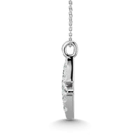 Thumbnail for 10KT WHITE GOLD 1/20CT TW DIAMOND PENDANT