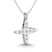 Thumbnail for 10KT WHITE GOLD 1/20CT TW DIAMOND PENDANT