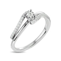 Thumbnail for 10K White  Gold 1/5 Ct.Tw. Diamond Promise Ring