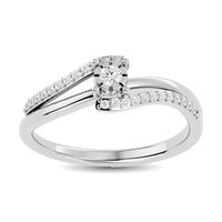 Thumbnail for 10K White  Gold 1/5 Ct.Tw. Diamond Promise Ring