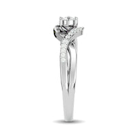 Thumbnail for 10K White  Gold 1/5 Ct.Tw. Diamond Promise Ring