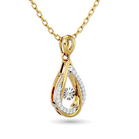 Thumbnail for 10KT WHITE GOLD 1/8CT TW DIAMOND PENDANT