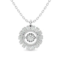 Thumbnail for 10KT WHITE GOLD 1/6CT TW DIAMOND PENDANT
