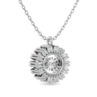 Thumbnail for 10KT WHITE GOLD 1/6CT TW DIAMOND PENDANT