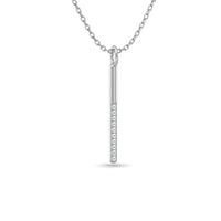 Thumbnail for 10KT WHITE GOLD 1/10CT TW DIAMOND PENDANT