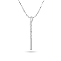 Thumbnail for 10KT WHITE GOLD 1/10CT TW DIAMOND PENDANT