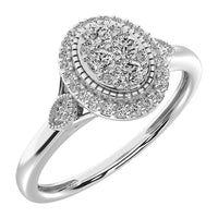 Thumbnail for 10K White Gold 1/5 Ct.Tw. Diamond Promise Ring