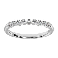 Thumbnail for 10K White Gold 1/4 Ct.Tw. Diamond Stackable Band