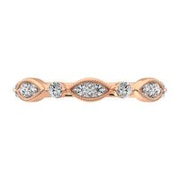 Thumbnail for 14K Rose Gold 1/3 Ct.Tw. Diamond Stackable Band