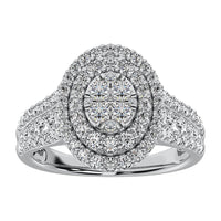 Thumbnail for 14K White Gold 1 1/2 Ct.Tw. Diamond Engagement Ring