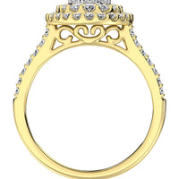 Thumbnail for 14K Yellow Gold 1 1/2 Ct.Tw. Diamond Engagement Ring