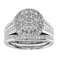 Thumbnail for 10K White Gold 2 Ct.Tw. Round Diamond Bridal Ring