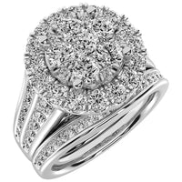 Thumbnail for 10K White Gold 2 Ct.Tw. Round Diamond Bridal Ring