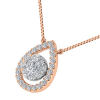 Thumbnail for 14K White Gold 1/3 Ct.Tw. Diamond Pear Shape Necklace