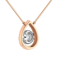 Thumbnail for 14K White Gold 1/3 Ct.Tw. Diamond Pear Shape Necklace