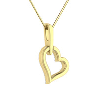 Thumbnail for 10K Yellow Gold 1/10 Ct.Tw. Diamond Heart Pendant