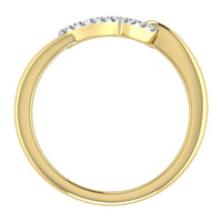 Thumbnail for 10K Yellow Gold 1/6 Ct.Tw. Diamond Heart Ring