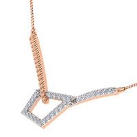 Thumbnail for 10K Two Tone Gold 1/6 Ct.Tw. Diamond Fashion Necklace