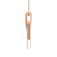 Thumbnail for 10K Two Tone Gold 1/10 Ct.Tw. Diamond Fashion Pendant