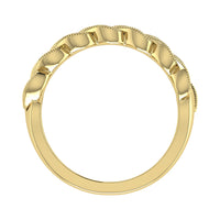 Thumbnail for 14K Yellow Gold 1/5 Ct.Tw. Diamond Cuban Style Band