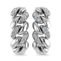 Thumbnail for Diamond  1/10 Ct.Tw. J Earrings in 14K White Gold