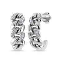 Thumbnail for Diamond  1/10 Ct.Tw. J Earrings in 14K White Gold