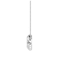 Thumbnail for 10K White Gold 1/20 Ct.Tw. Diamond Cuban Style Necklace