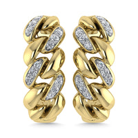 Thumbnail for Diamond  1/10 Ct.Tw. J Earrings in 14K Yellow Gold